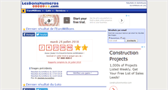 Desktop Screenshot of lesbonsnumeros.com