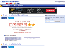 Tablet Screenshot of lesbonsnumeros.com